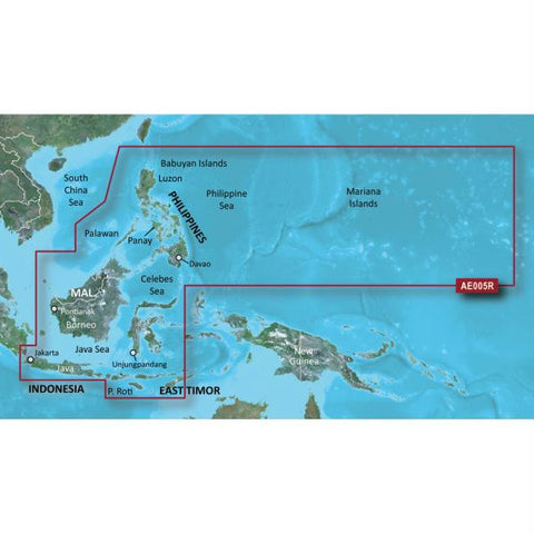 Garmin BlueChart&reg; g2 HD - HAE005R - Phillippines - Java - Mariana Islands - microSD&trade;-SD&trade;