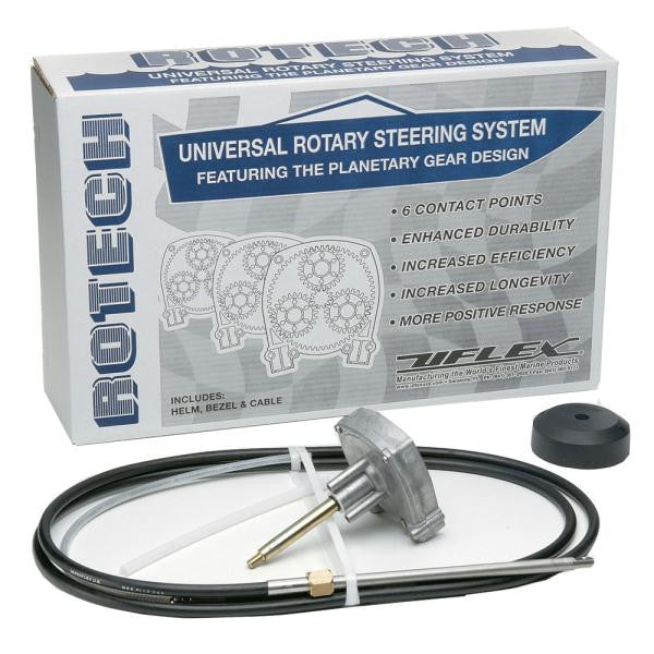 UFlex Rotech 8' Rotary Steering Package - Cable, Bezel, Helm