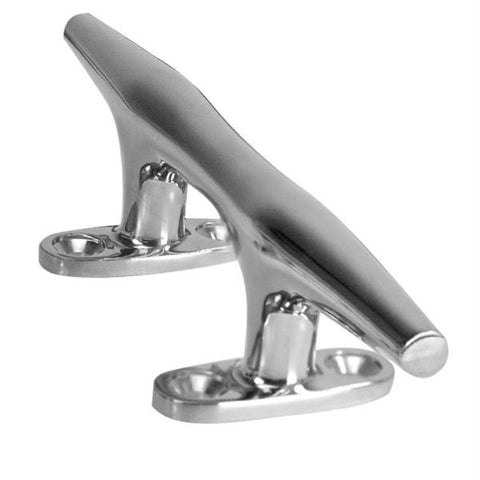 Whitecap Heavy Duty Hollow Base Stainless Steel Cleat - 8&quot;