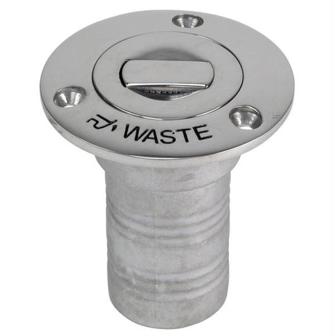 Whitecap Bluewater Push Up Deck Fill - 1-1-2&quot; Hose - Waste