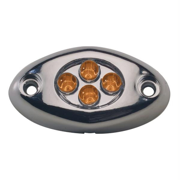 Innovative Lighting Surface Mount Courtesy Light - Amber & Chrome