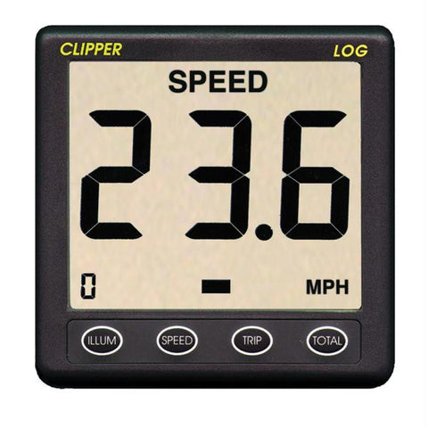 Clipper Speed Log Instrument w-Transducer & Cover
