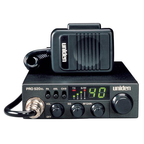 Uniden PRO520XL CB Radio w-7W Audio Output