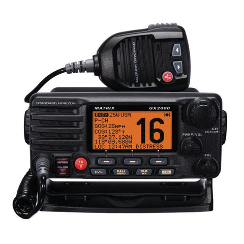 Standard Horizon Matrix GX2000 VHF w-Optional AIS Input 30W PA