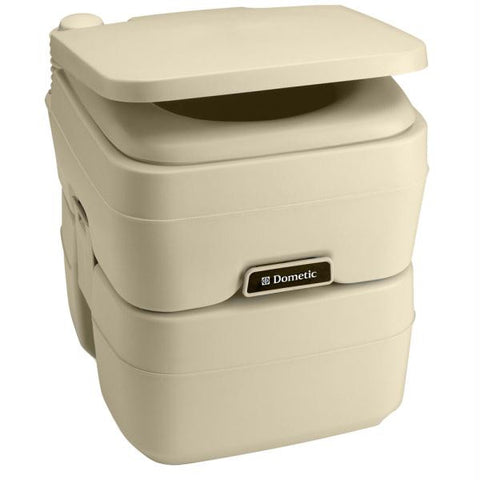 Dometic - 965 MSD Portable Toilet 5.0 Gallon Parchment