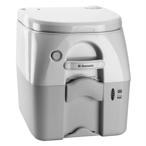 Dometic - SeaLand 975 Portable Toilet 5.0 Gallon - Grey w-Brackets