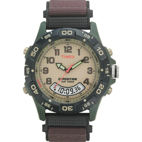 Timex Expedition Resin Combo Classic Analog Green-Black-Brown