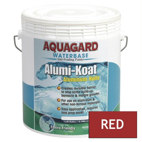 Aquagard II Alumi-Koat Anti-Fouling Waterbased - 1Gal - Red
