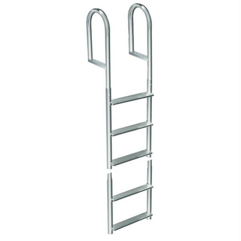 Dock Edge Welded Aluminum Fixed 5 Step Ladder