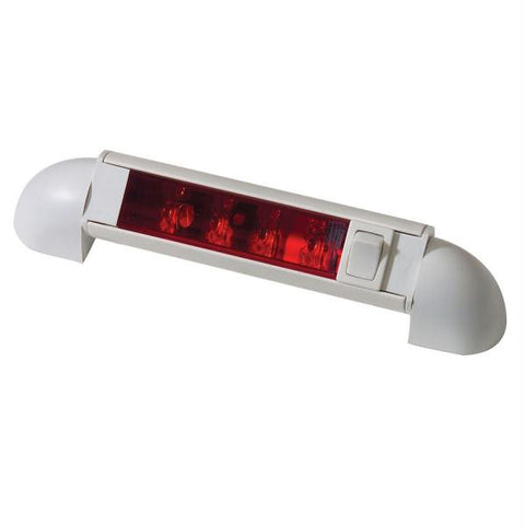 Innovative Lighting Adjustable Bunk Light Red LED White Case