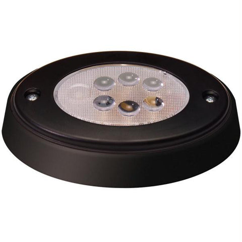 Innovative Lighting 6-LED Oval Recess Compartment Light White w-Black Bezel