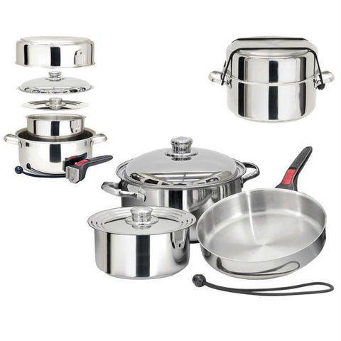 Magma Nestable 7 Piece S.S Starter Cookware Set