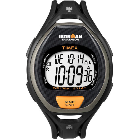 Timex Ironman 50 Lap Men's Digital Watch Black-Orange