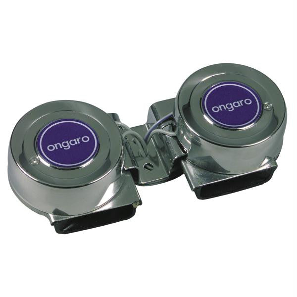 Ongaro Mini Compact Twin Horn - 12V