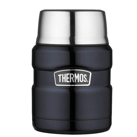 Thermos Stainless King&trade; Vacuum Insulated Food Jar - 16 oz. - Stainless Steel-Midnight Blue