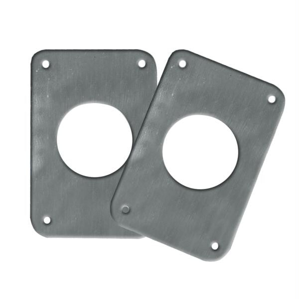 TACO Backing Plates f-Grand Slam Outriggers - Anodized Aluminum