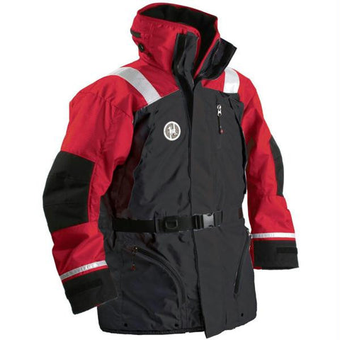 First Watch AC-1100 Flotation Coat - Red-Black - Large