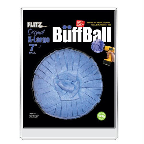 Flitz Buff Ball - Extra Large 7&quot; - Blue