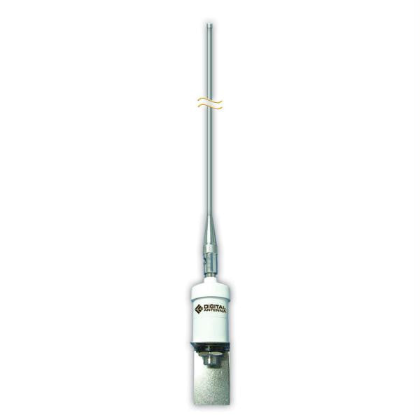 Digital AIS Antenna 3'Length, 3dB Gain, w-15' Cable - White