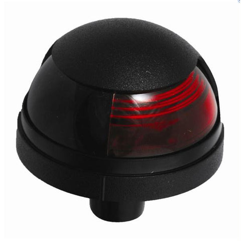 Attwood Pulsar&#153; 1-Mile Deck Mount, Red Sidelight - 12V - Black Housing