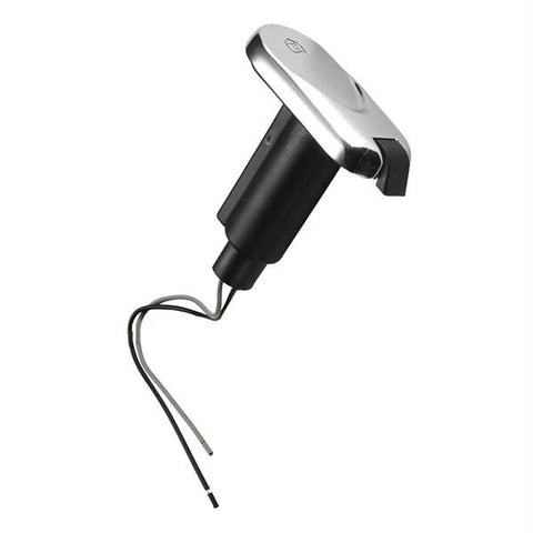 Attwood 2-Pin Easy Lock Plug-In Base f-Pole Light w-Stainless Steel Cover - Black