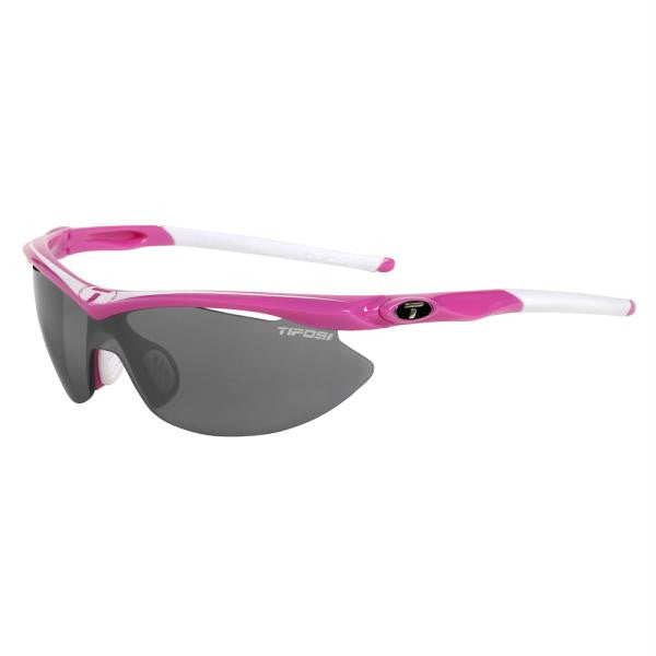 Tifosi Slip Interchangeable Lens Sunglasses - Hot Pink-White