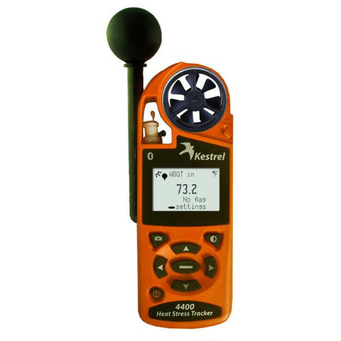 Kestrel 4400 Heat Stress Tracker w-Bluetooth - Orange