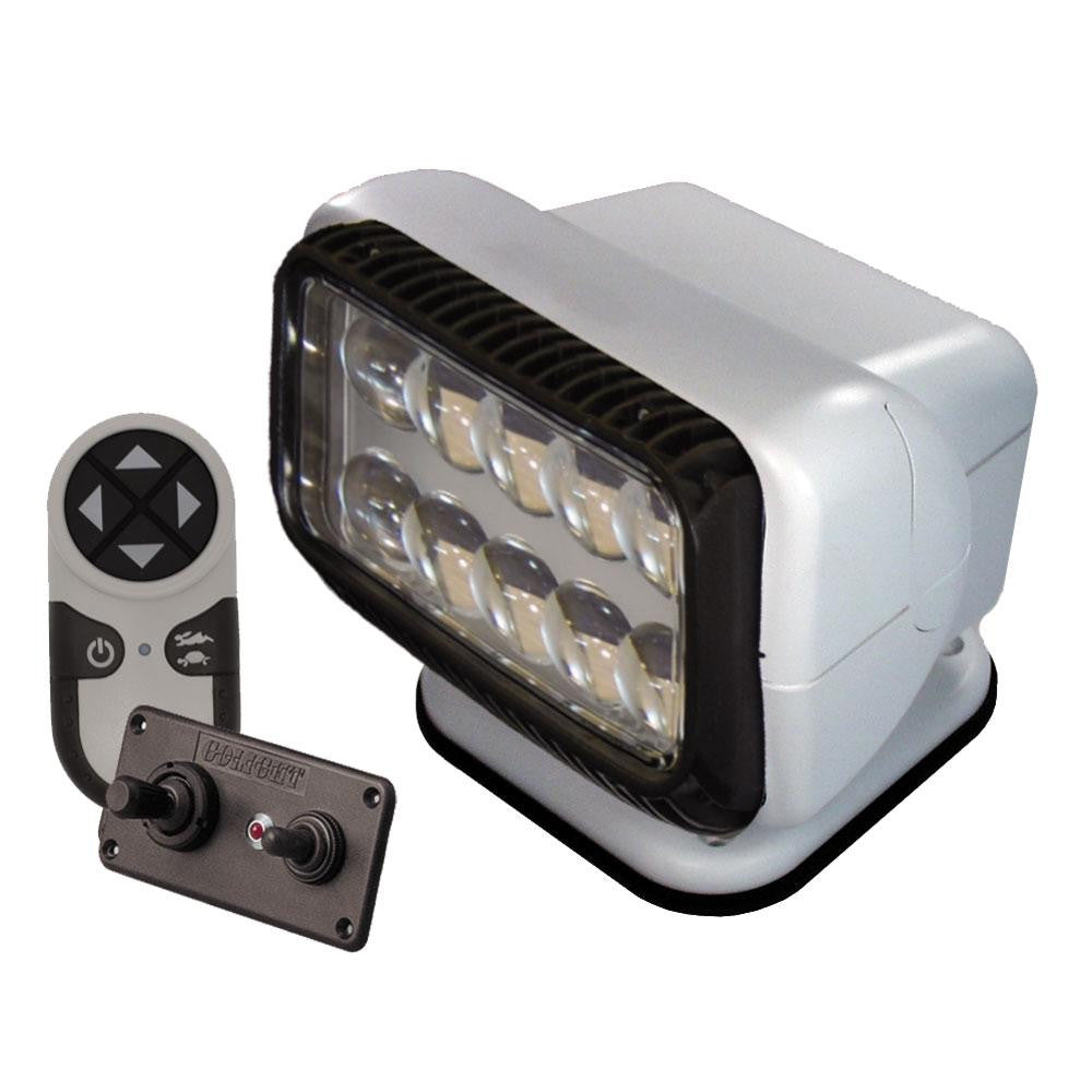 Golight Permanent RadioRay LED w-Wireless & Dash Remote - White