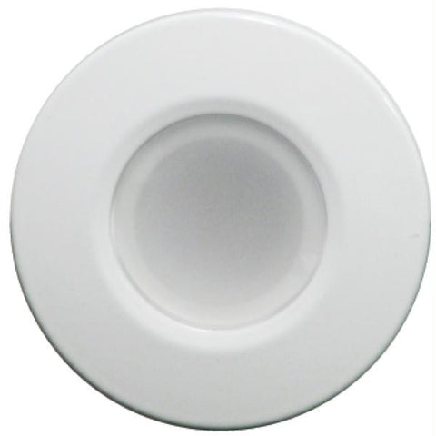 Lumitec Orbit - Flush Mount Down Light - White Finish - 4 Color Blue-Red-Purple-White Non Dimming