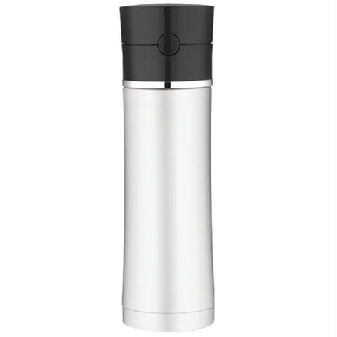 Thermos Sipp&trade; Vacuum Insulated Hydration Bottle - 18 oz. - Stainless Steel-Black