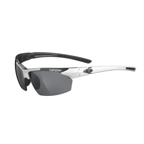 Tifosi Jet Single Lens Sunglasses - White-Gunmetal