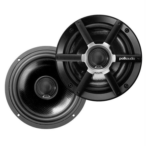 Polk Audio MM651UMBS 6.5&quot; Coaxial Speaker - (Pair)  Black-Silver
