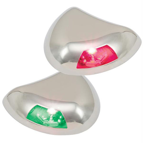 Perko Stealth Series LED Side Lights - Horizontal Mount - Red-Green