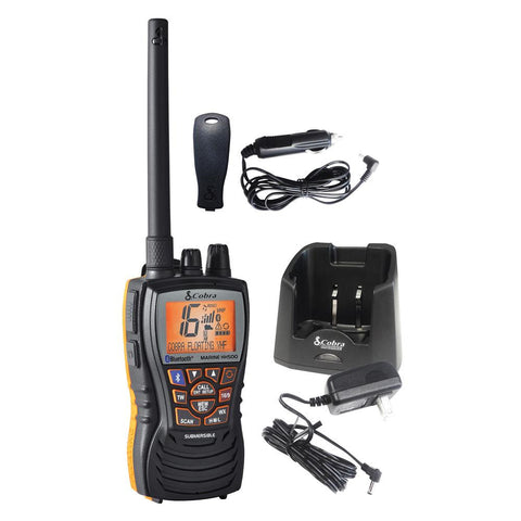 Cobra MR HH500 FLT BT Floating 6W VHF Radio w-Bluetooth