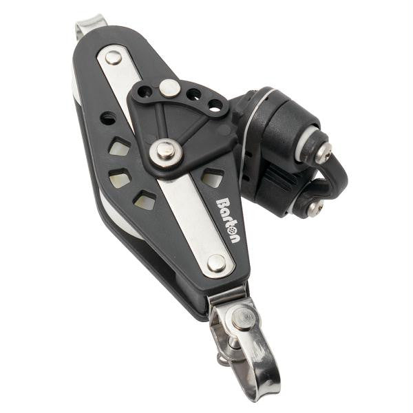 Barton Marine 02631 - Size 2 - Fiddle - Swivel, Becket & Cam Cleat Block