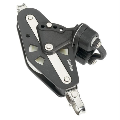 Barton Marine 03631 - Size 3 - Fiddle - Swivel, Becket & Cam Cleat Block