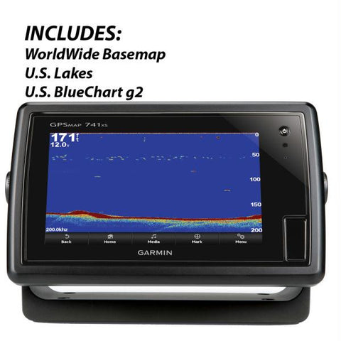 Garmin GPSMAP&reg; 741xs GPS Chartplotter-Sounder Combo