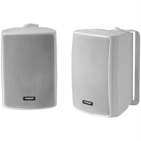 FUSION 4&quot; Compact Marine Box Speaker - (Pair) White