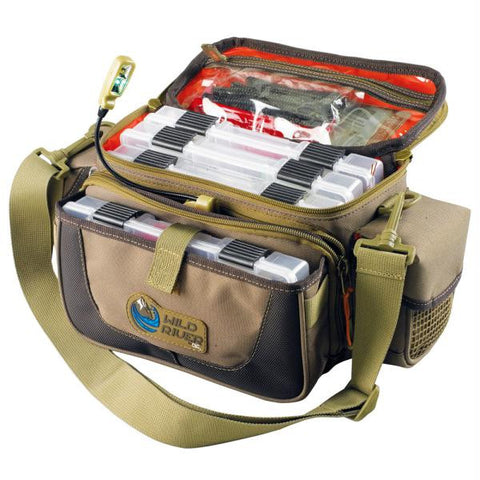 Wild River MISSION Lighted Small Convertible Tackle Bag w-4 PT3500 Trays