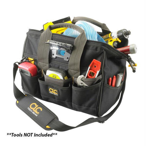 CLC L230 Tech Gear LED Lighted 14&quot; Bigmouth Tool Bag