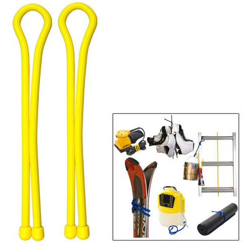 Nite Ize Gear Tie 24&quot; - Yellow 2 Pack