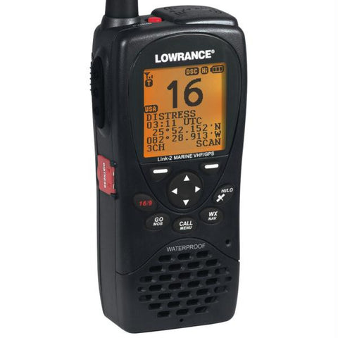 Lowrance Link-2 VHF-GPS Handheld Radio