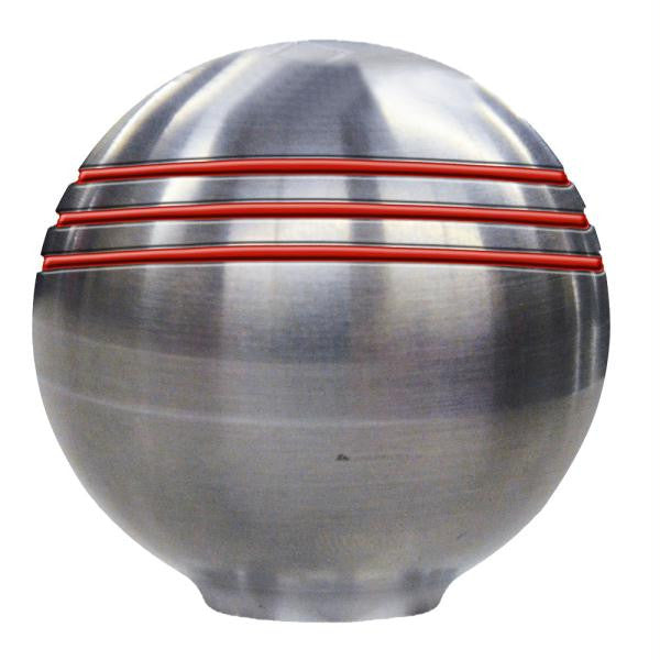 Ongaro Throttle Knob - 1-&#8542;&quot; - Red Grooves