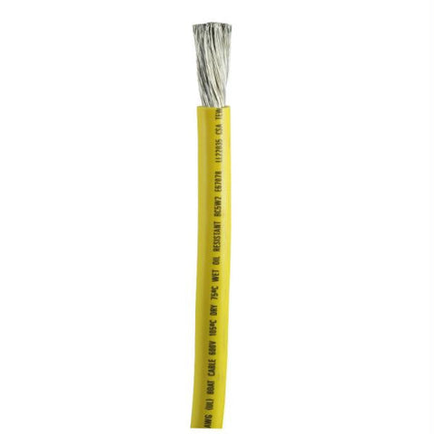 Ancor Yellow 2-0 AWG Battery Cable - Sold By The Foot