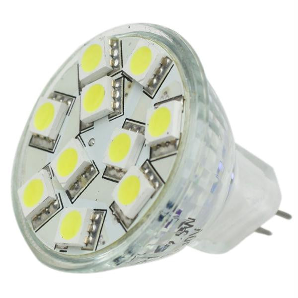 Lunasea MR11 LED Bulb - 10-30VDC-2.2W-140 Lumens - Warm White