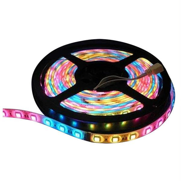 Lunasea Flexible Strip LED - 2M w-Connector - Red-Green-Blue - 12V