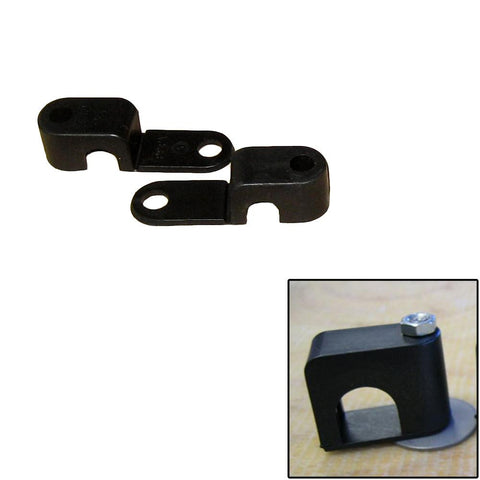 Weld Mount Single Poly Clamp f-1-4&quot; x 20 Studs - 3-8&quot; OD - Requires 1&quot; Stud - Qty. 25