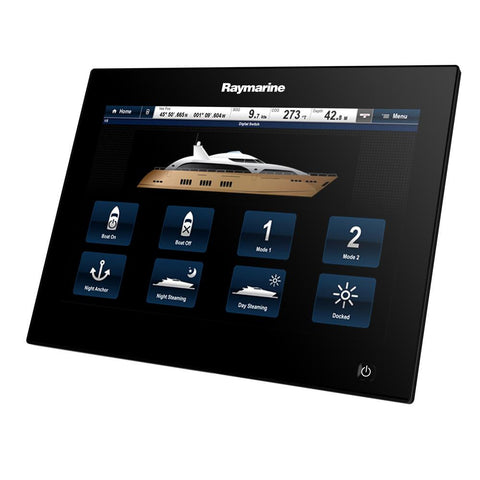 Raymarine gS125 12.1&quot; Glass Bridge Multifunction Standard Display - 12 0'Clock Optimal Viewing