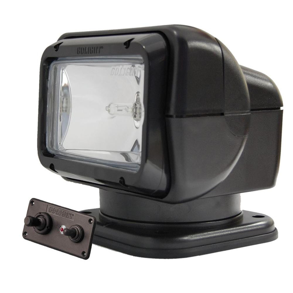 Golight Searchlight w-Wired Dash Mount Remote - Permanent Mount - Black