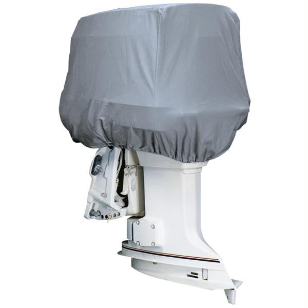 Attwood Silver Coat Polyester Cover f-Outboard Motor Hood up to 25HP